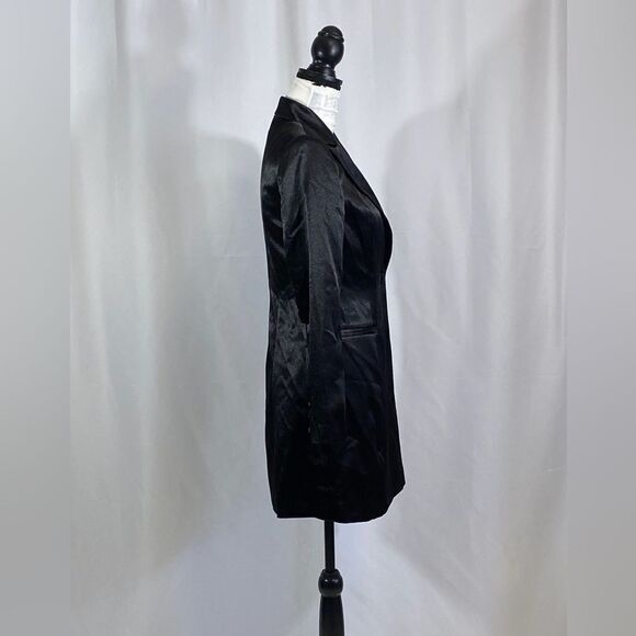 Aidan Mattox Satin Tuxedo Mini Dress size 2 - Picture 7 of 11